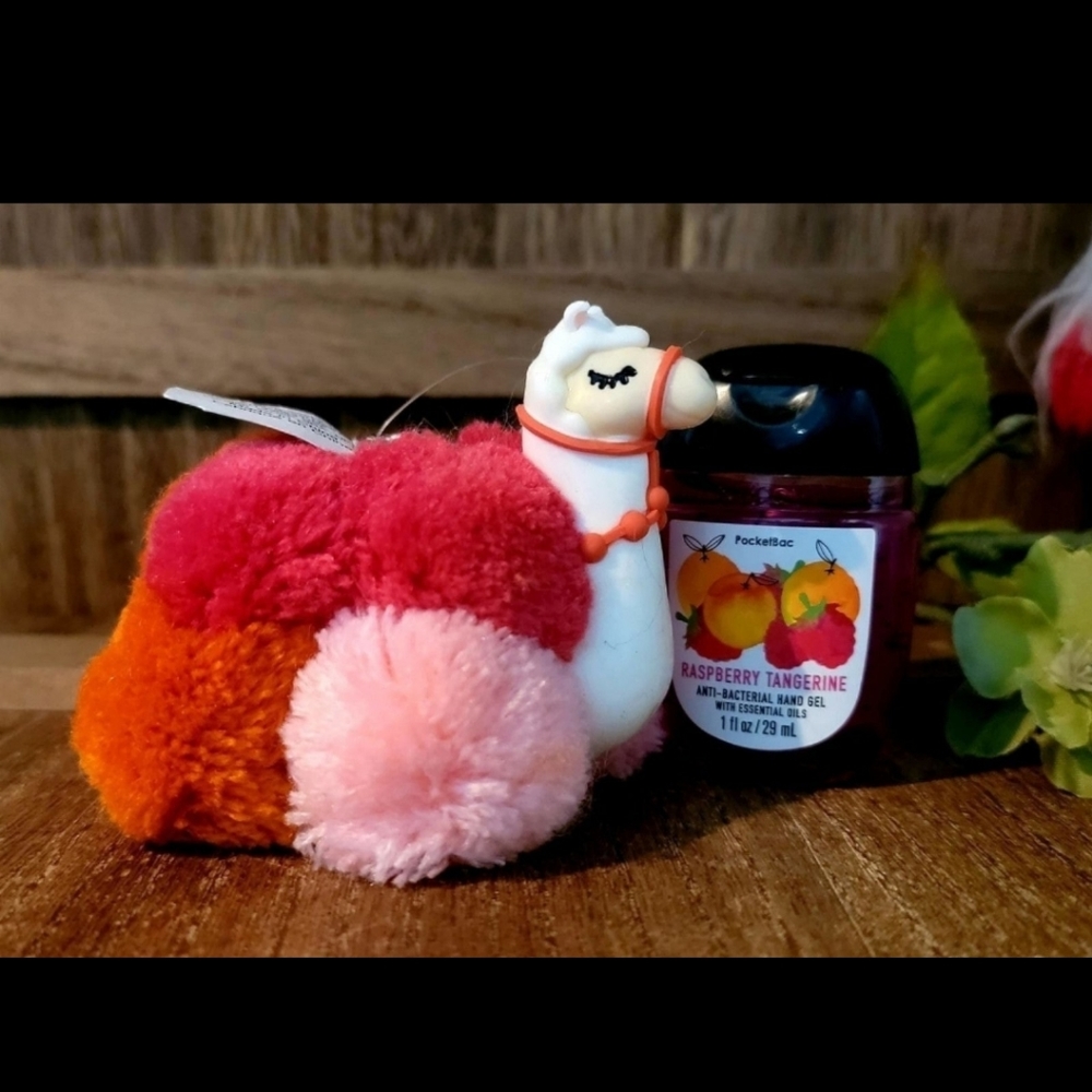 (RARE & HTF COLLECTIBLE) B&BW 🦙 Llama Pom Pocketbac Holder